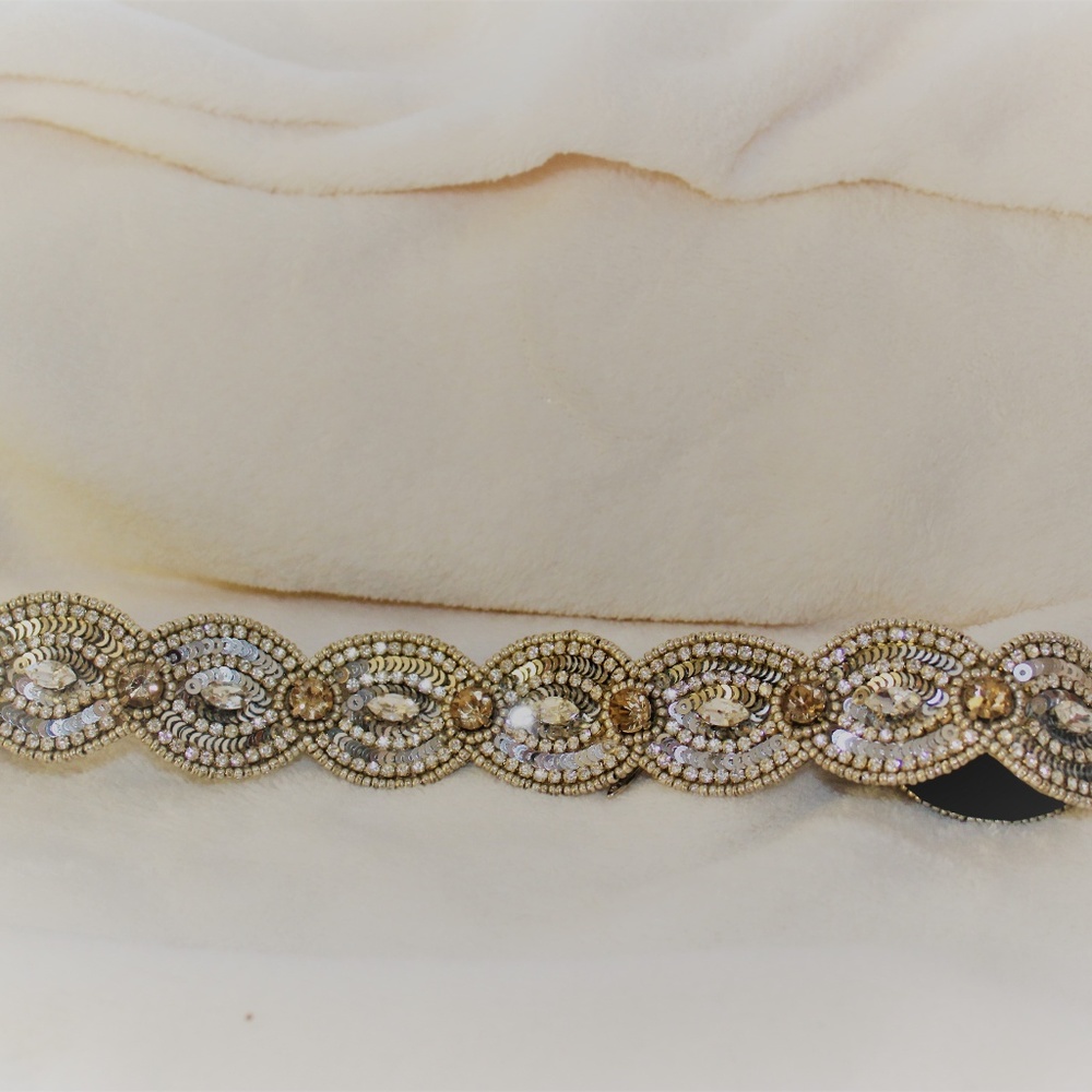 Pink Pewter Head Bands